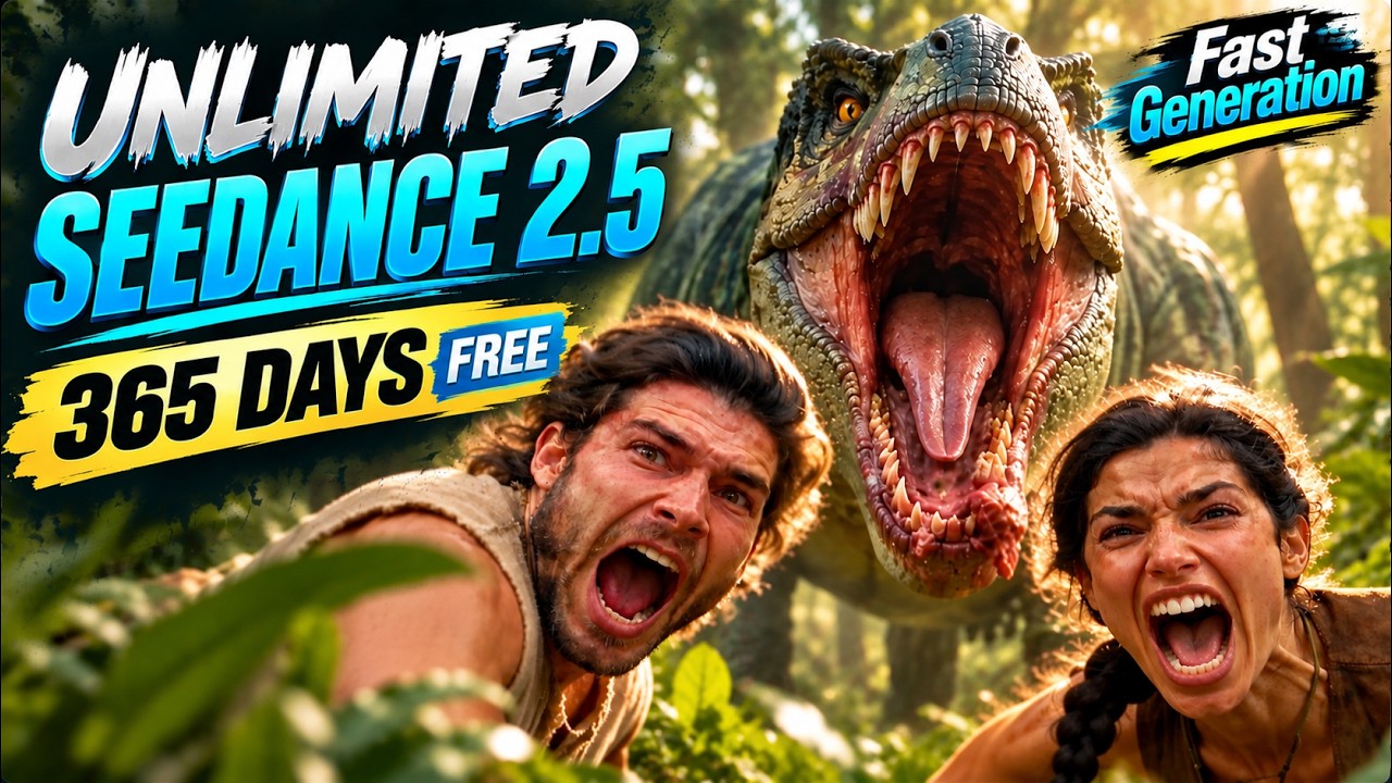 Seedance 2.5: БЕСПЛАТНО И БЕЗЛИМИТНО на 365 дней! Быстрая генерация + создание длинных AI-видео |...