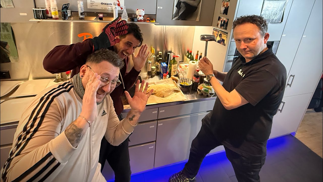 Die Kanzlei Kochshow Nr. 622 mit Salvatore und Alex - Dorade im Salzmantel - Tagliatelle vongole