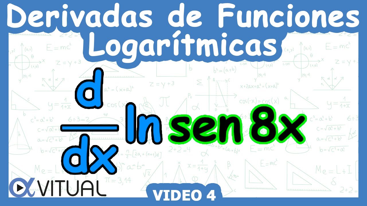 🔔 Derivadas de Funciones Logarítmicas | Video 4