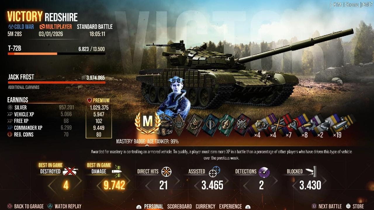 World of Tanks_Console T 72B. 1 Milion silver