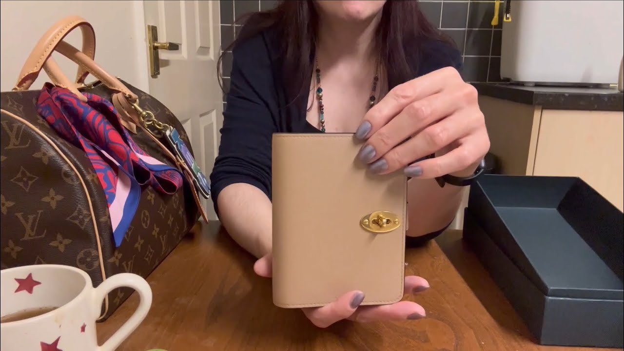 UNBOXING of Mulberry Postman’s Pocket Book Agenda | Maple Silky Calf | Always Sophie