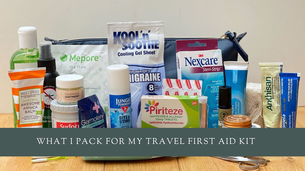 How to pack a first aid travel kit