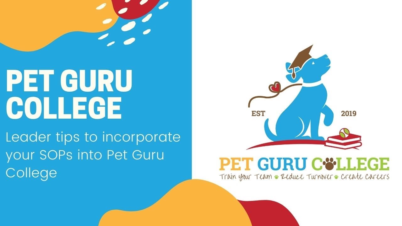 Leader Tips to Incorporate Your Operating Procedures into Pet Guru College