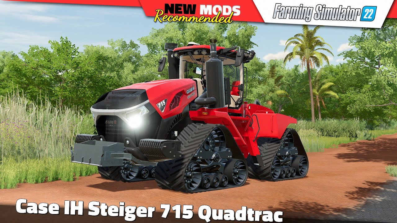 FS22 | Case IH Steiger 715 Quadtrac - Farming Simulator 22 New Mods Review 2K60