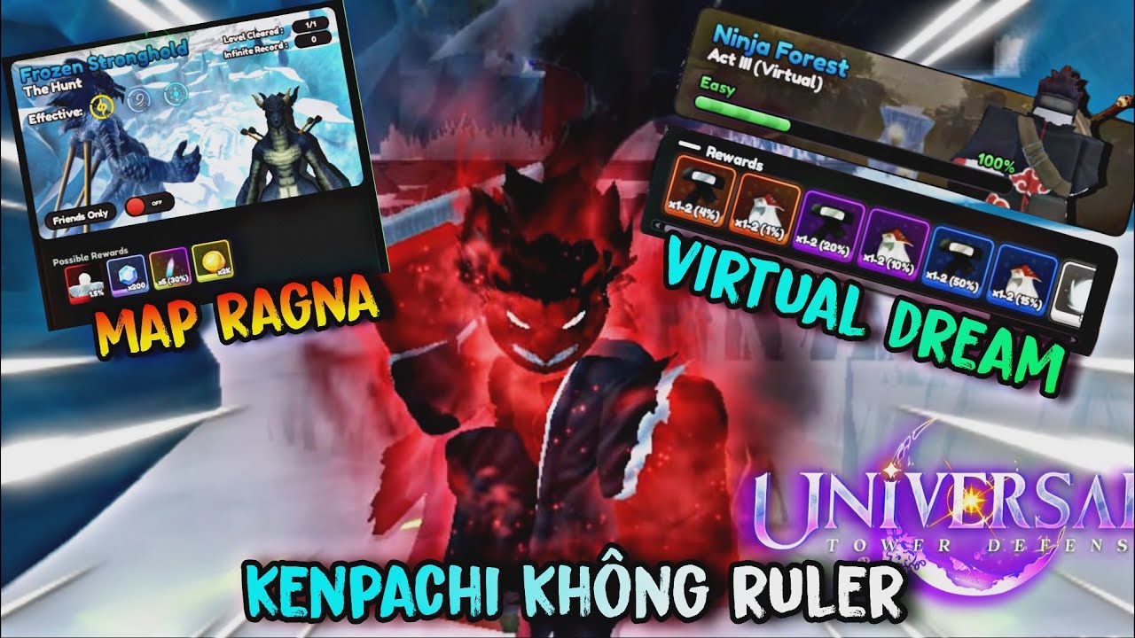 Thử Thách Dùng Kenpachi Không Ruler Solo Tất Cả Map Trong UTD Và Cái Kết Buff Siêu Ảo Game