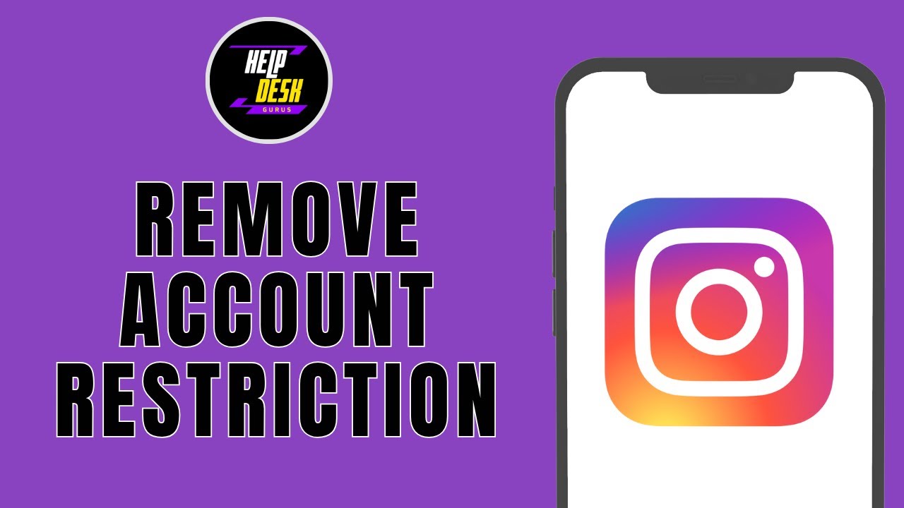 HOW TO REMOVE ACCOUNT RESTRICTION ON INSTAGRAM
