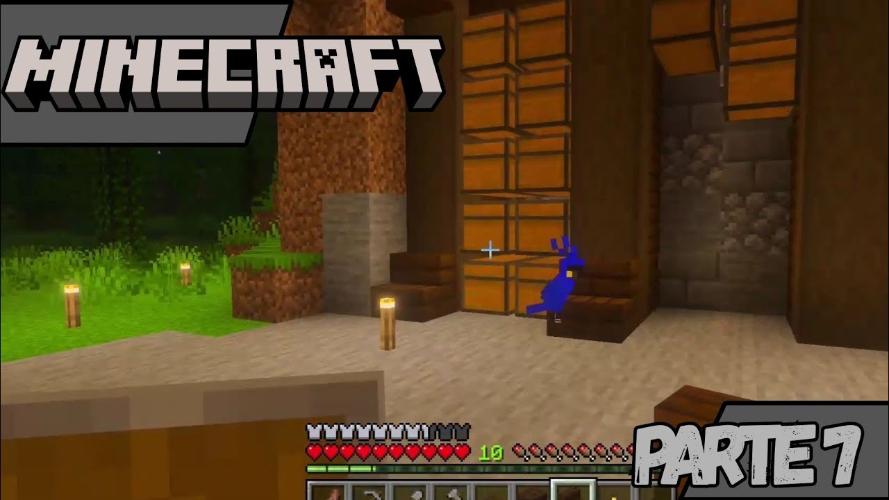 CONSTRUINDO A SALA DE BAÚ (MINECRAFT)