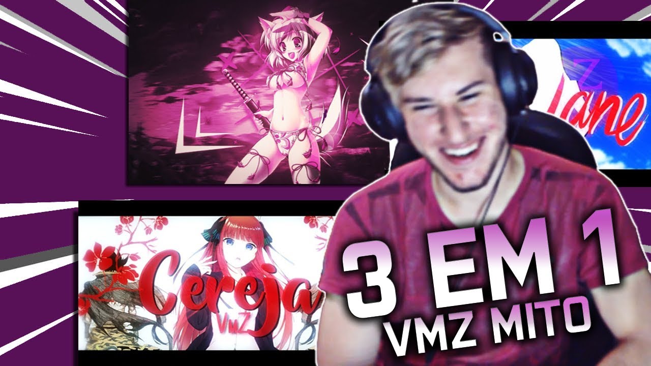 REACT 3 em 1 | VMZ - Senpai, Lois Lane & Cereja