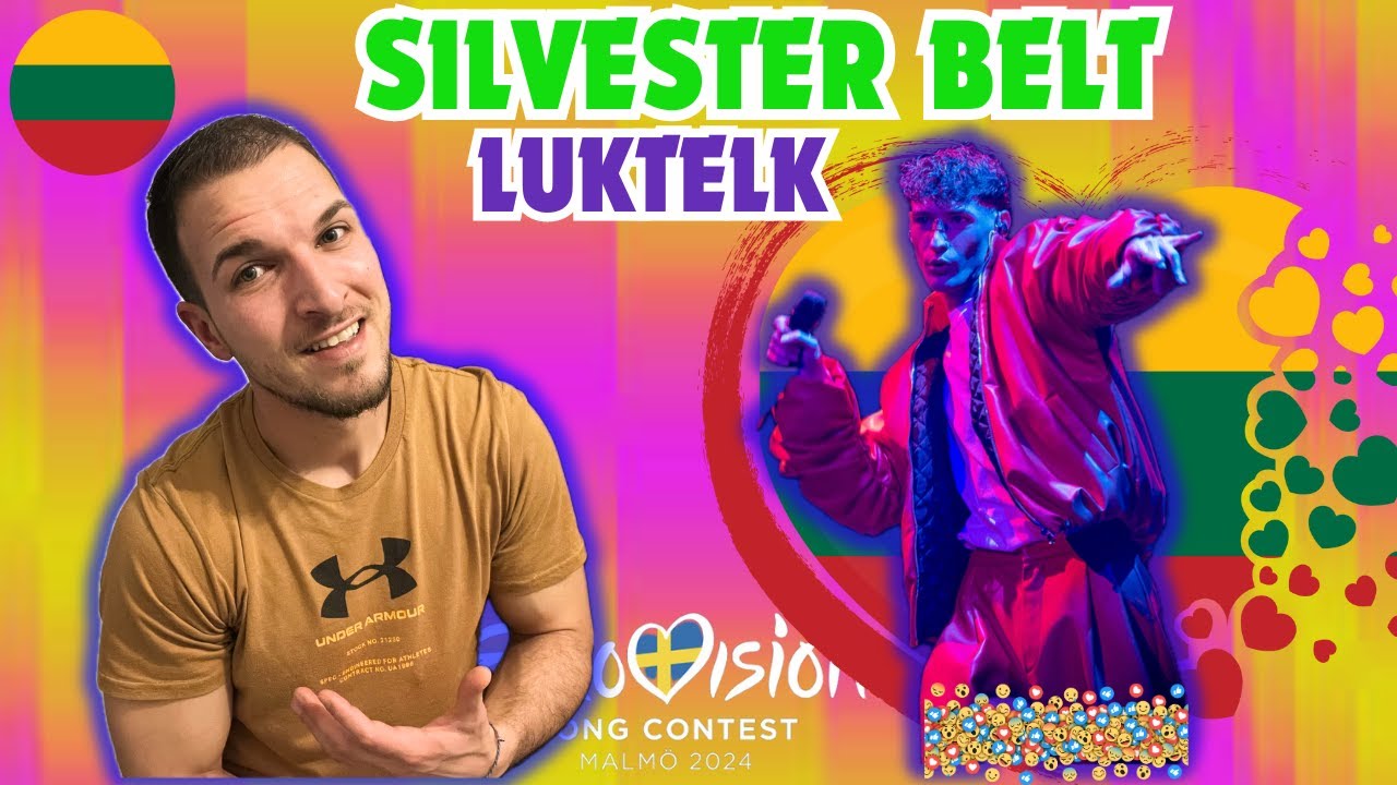 🇱🇹 Silvester Belt – Luktelk (EUROVISION 2024 LITHUANIA) REACTION