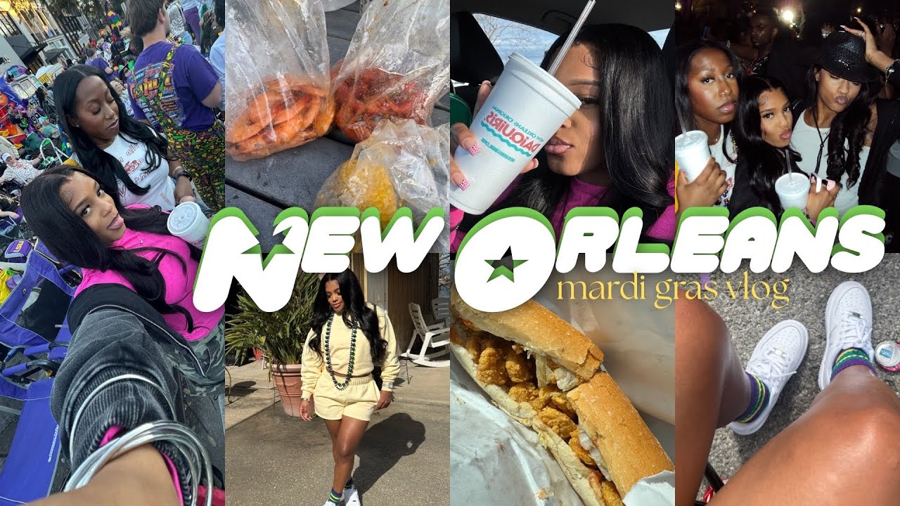 VLOG: NEW ORLEANS TRIP, BROKE MY CAMERA, MARDI GRAS, THE LIQ WON, SPENDING TIME W FAMILY Ft. KLAIYI