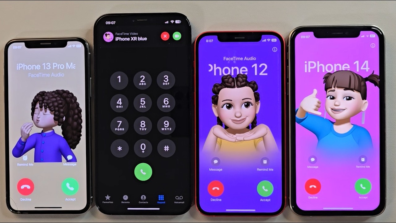Facetime Incoming call& Outgoing call iPhone 12 iPhone X iPhone 12Promax iPhone 16pro
