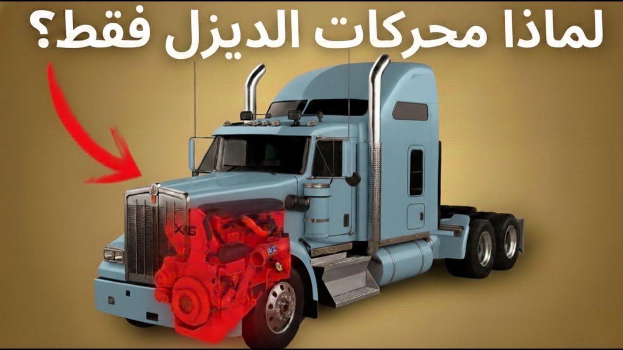 لماذا تستخدم الشاحنات محركات الديزل فقط؟