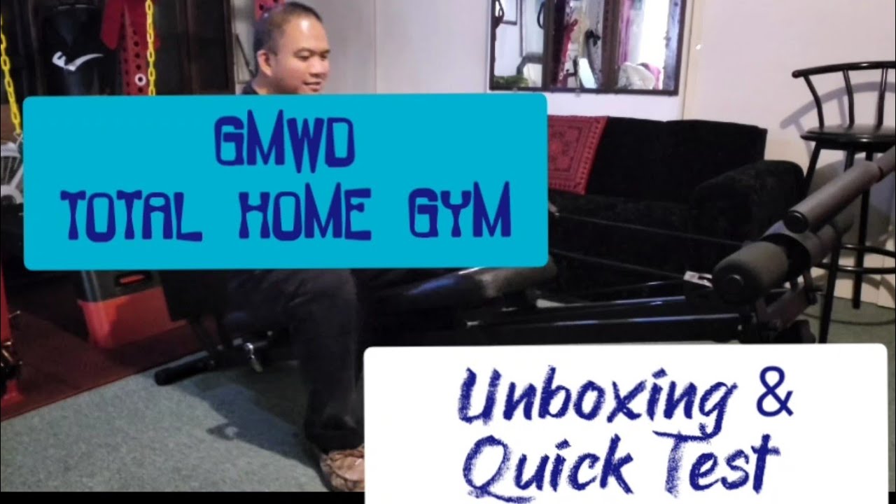 Функциональный тренажер GMWD TOTAL HOME GYM (TG01 ProOnly) / Распаковка и экспресс-тест