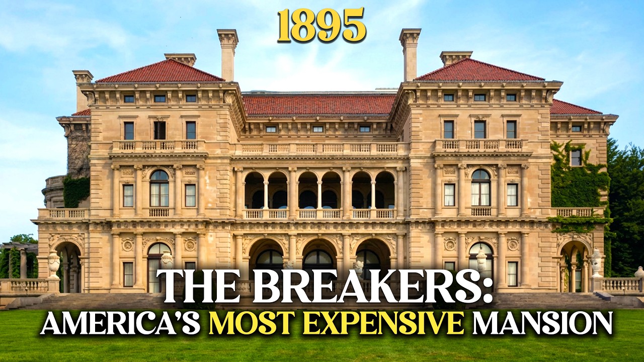 The Dark Story of America’s Most Expensive Mansion: The Breakers #gildedage