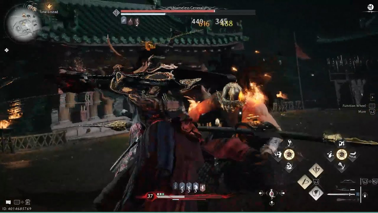 Nameless General Boss Fight Legend Difficulty #wherewindsmeet