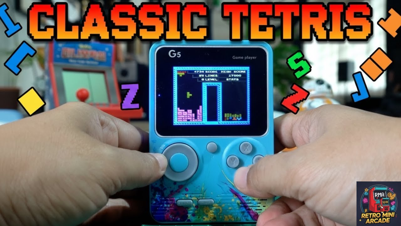 Classic Tetris Still Rules! 🧩 on a Handheld Emulator