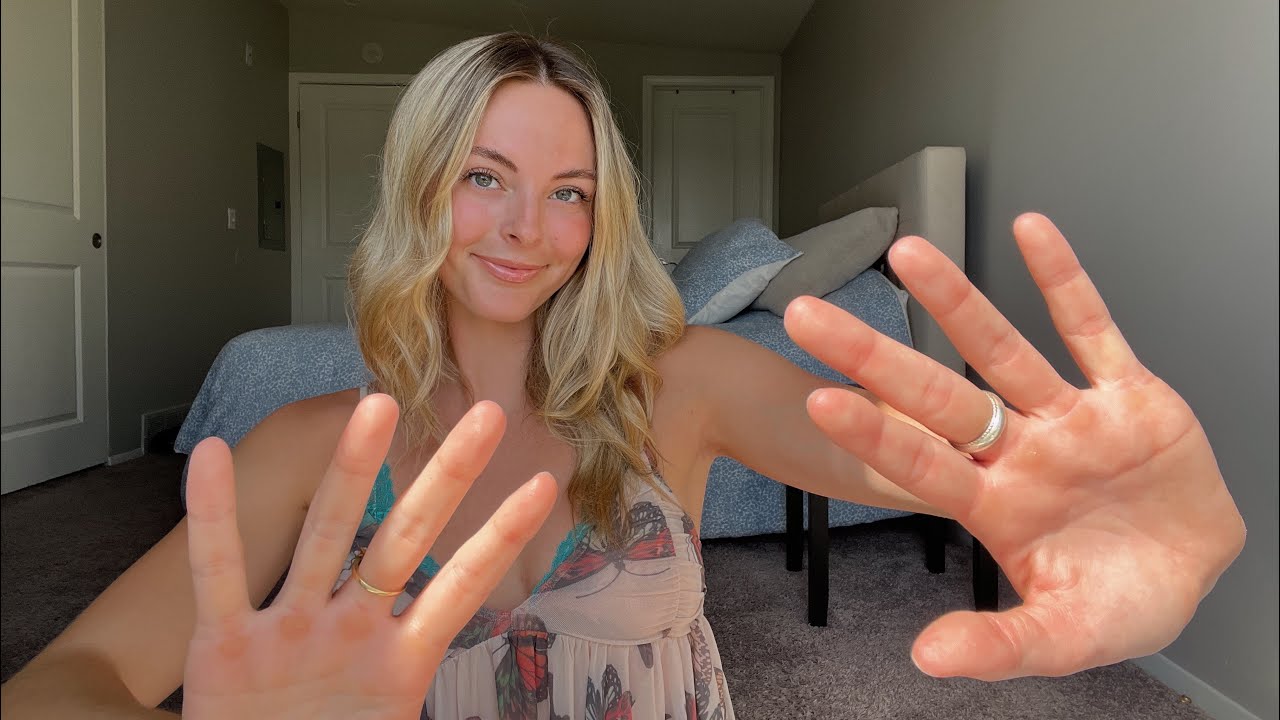 Fast & Aggressive Hand Movements and Mouth Sounds | Skin Scratching & Collarbone Tapping ASMR