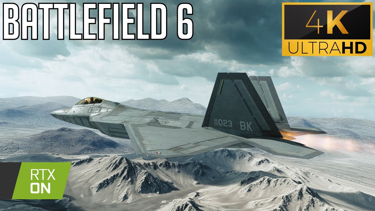 Battlefield 6 - F22 Raptor Jet Gameplay [4K OVERKILL]