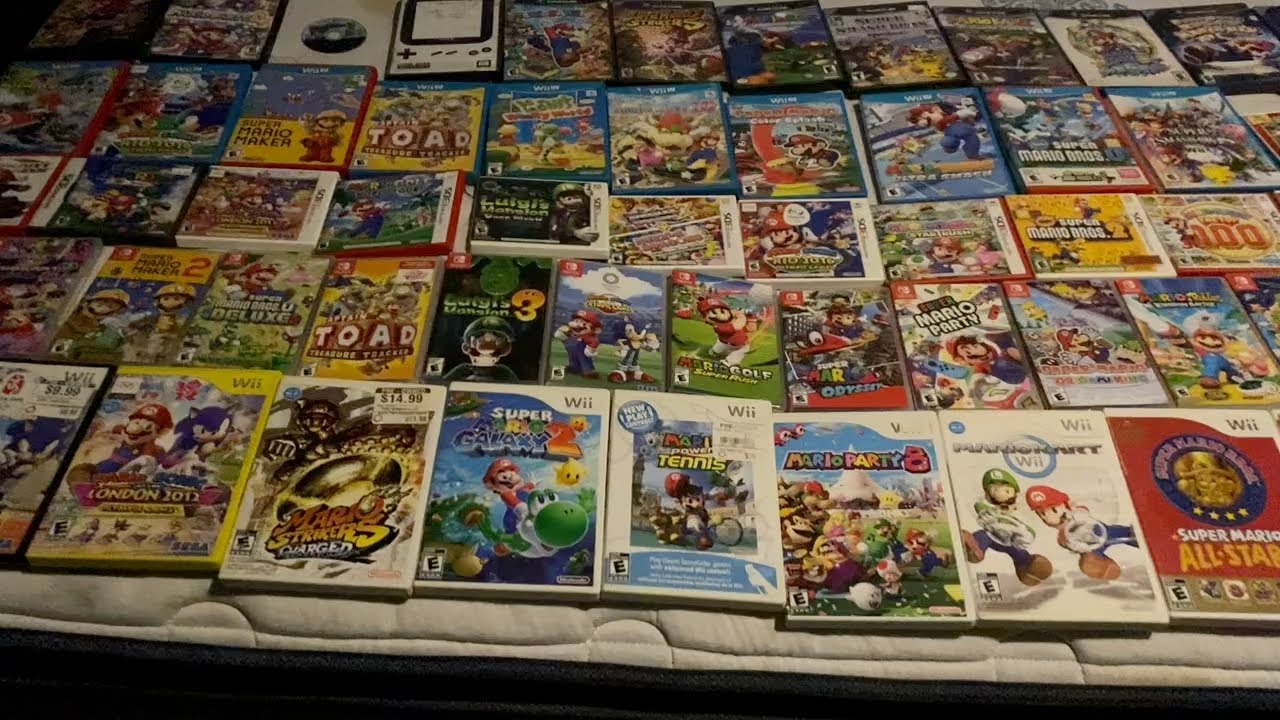 All My Mario Games Collection