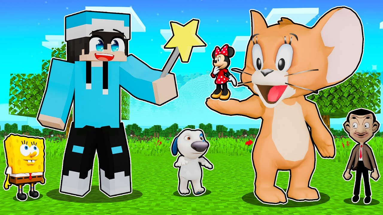 ماين كرافت لكن جيري خدعني وصرت عملاق !!؟ 🐭🤯