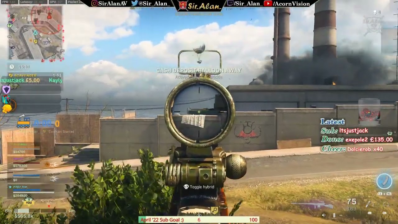 CoD Warzone - Rebirth - Plunder (Quads) 3rd w/ 16 kills [Kind of a crazy game :O] - @Sir_Alan_