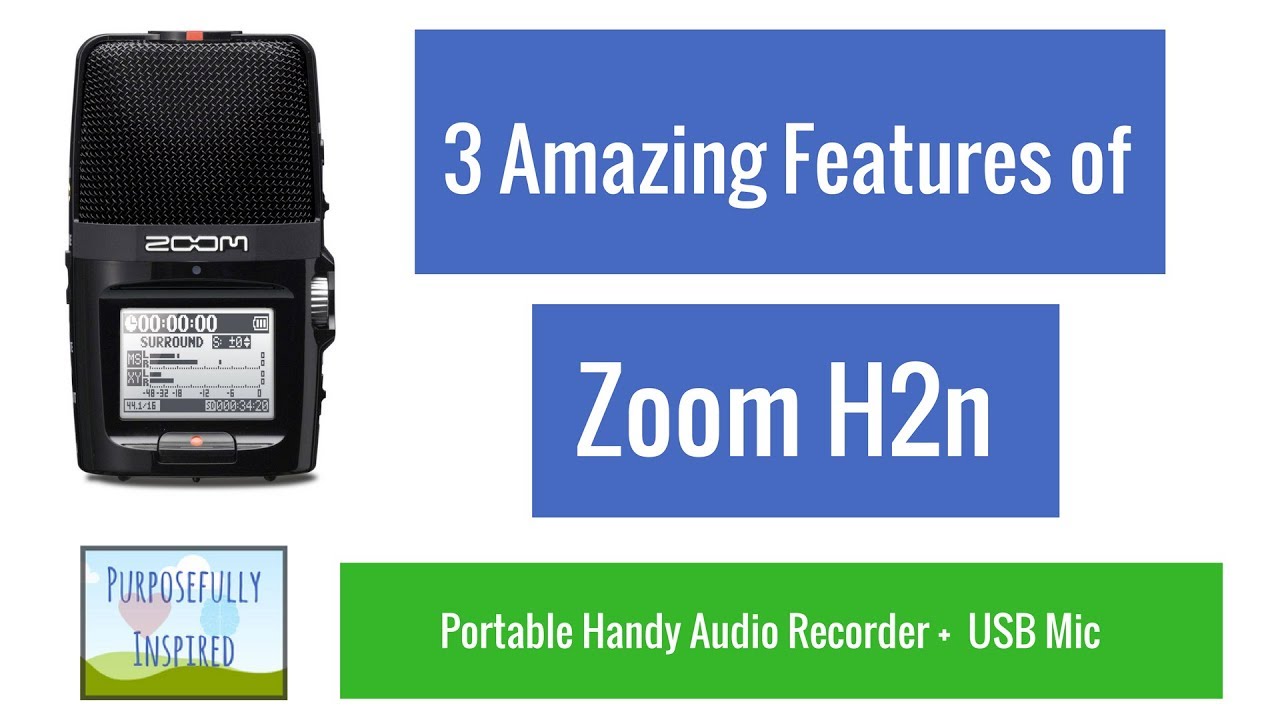 3 Amazing Features of Zoom H2n