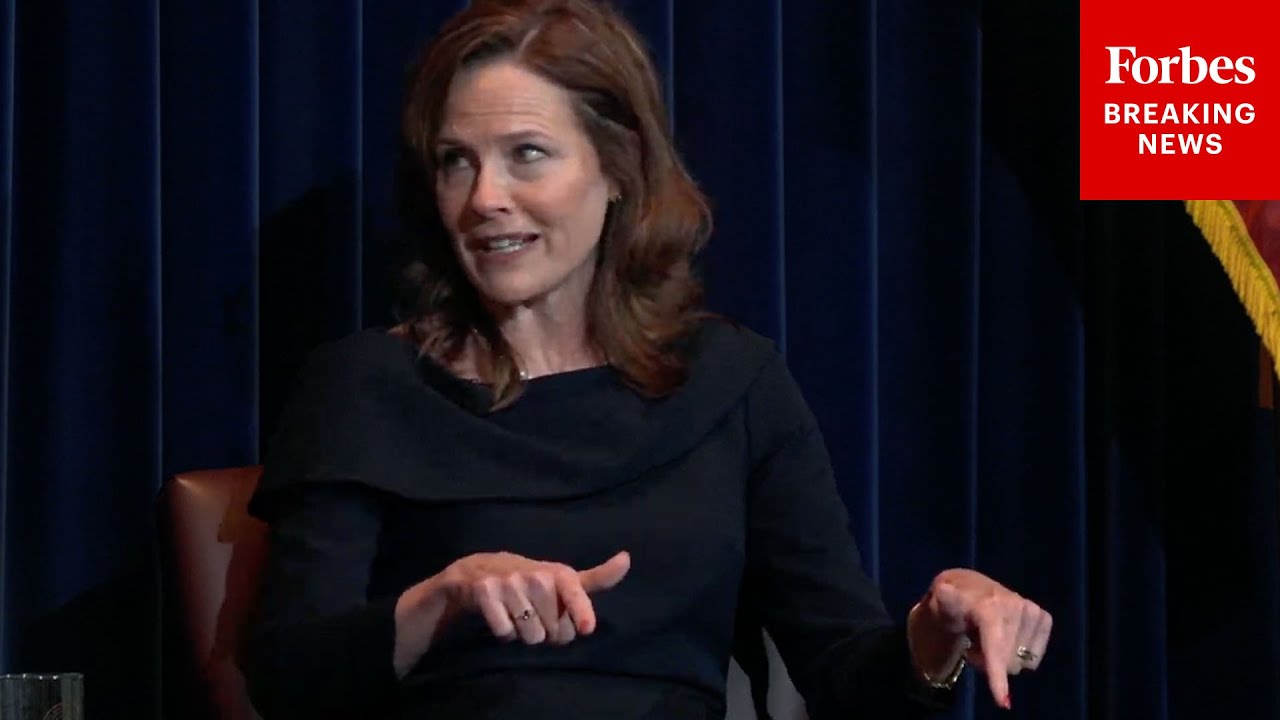 FULL EVENT: Justice Amy Coney Barrett Takes Questions During Book Tour Stop At Reagan Library