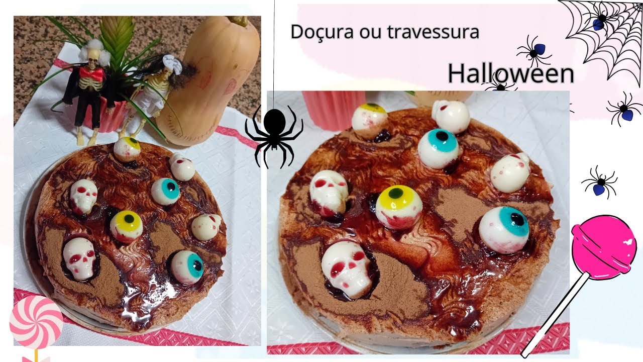 Olhos de Bruxa de Chocolate🎃🎃