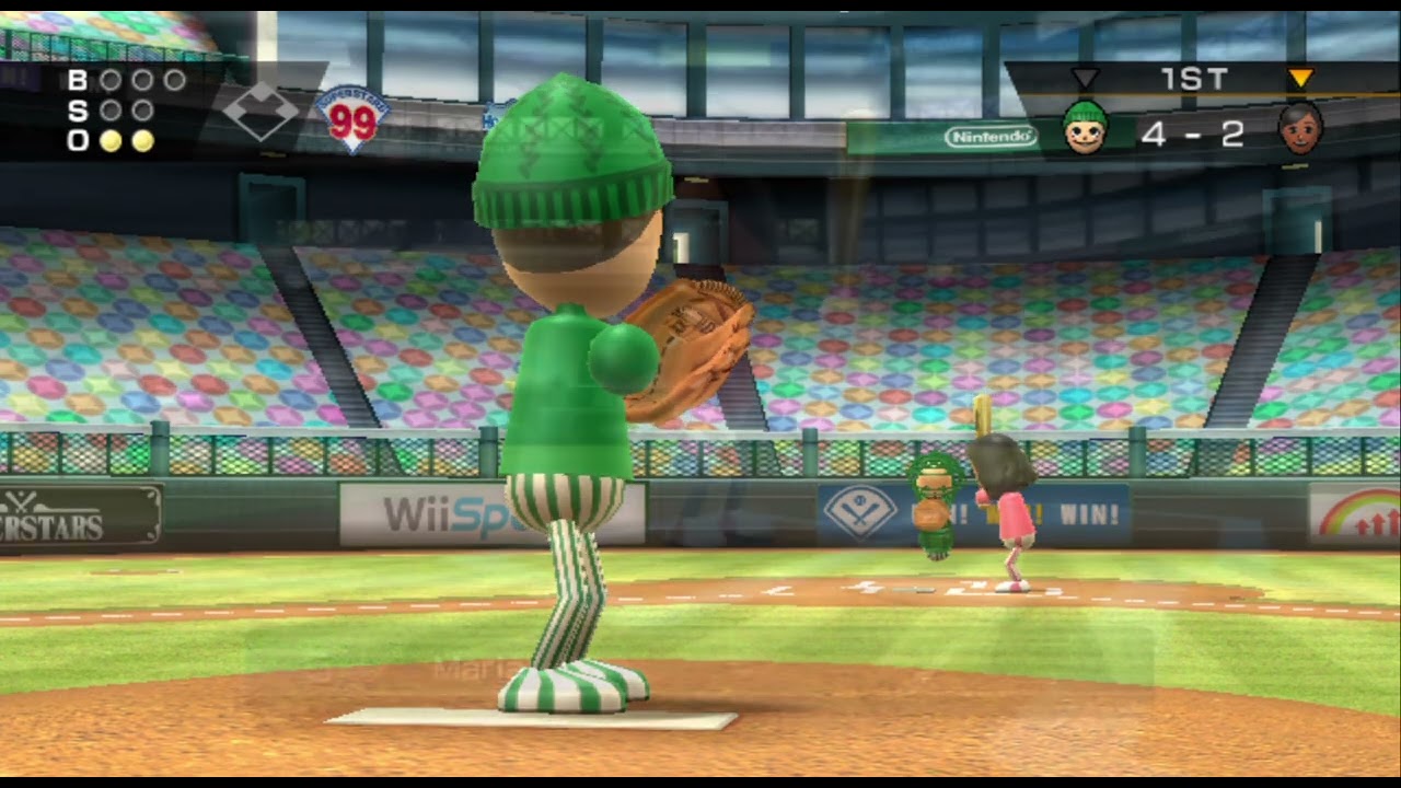 The Gaming Kids vs. Sakura Wii Sports Baseball 7-2 (Mercy Rule), but I play as Flippy