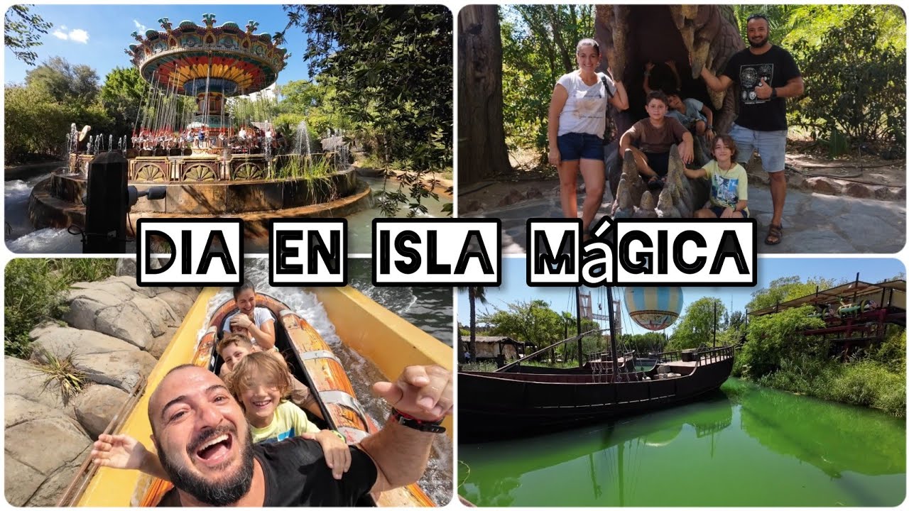 Un día en ISLA MÁGICA ,parque de ATRACCIONES 🎢🎡