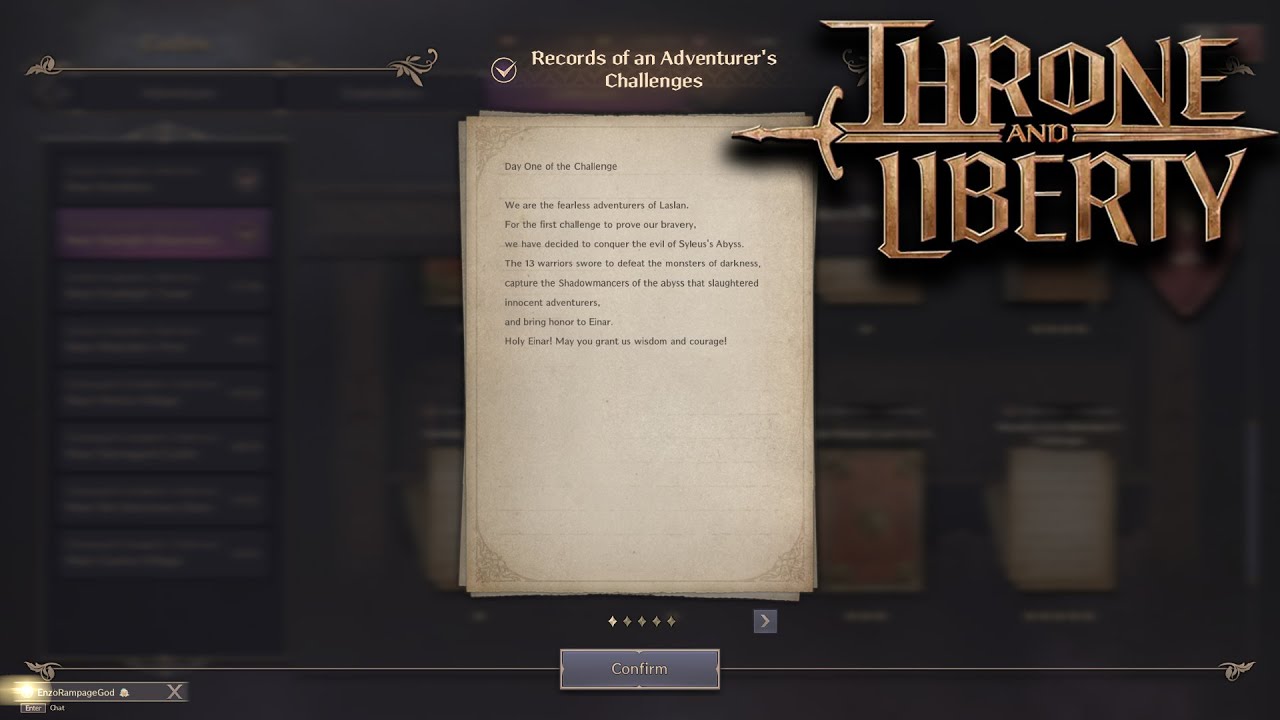 Records of an Adventurers Challenge - Near Starlight Observatory Ruins Codex THRONE AND LIBERTY