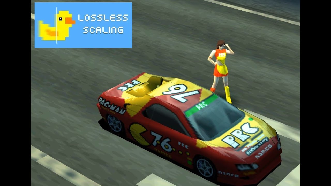 [PS1] R4 - Ridge Racer Type 4 (Lossless Scaling) 60fps 테스트