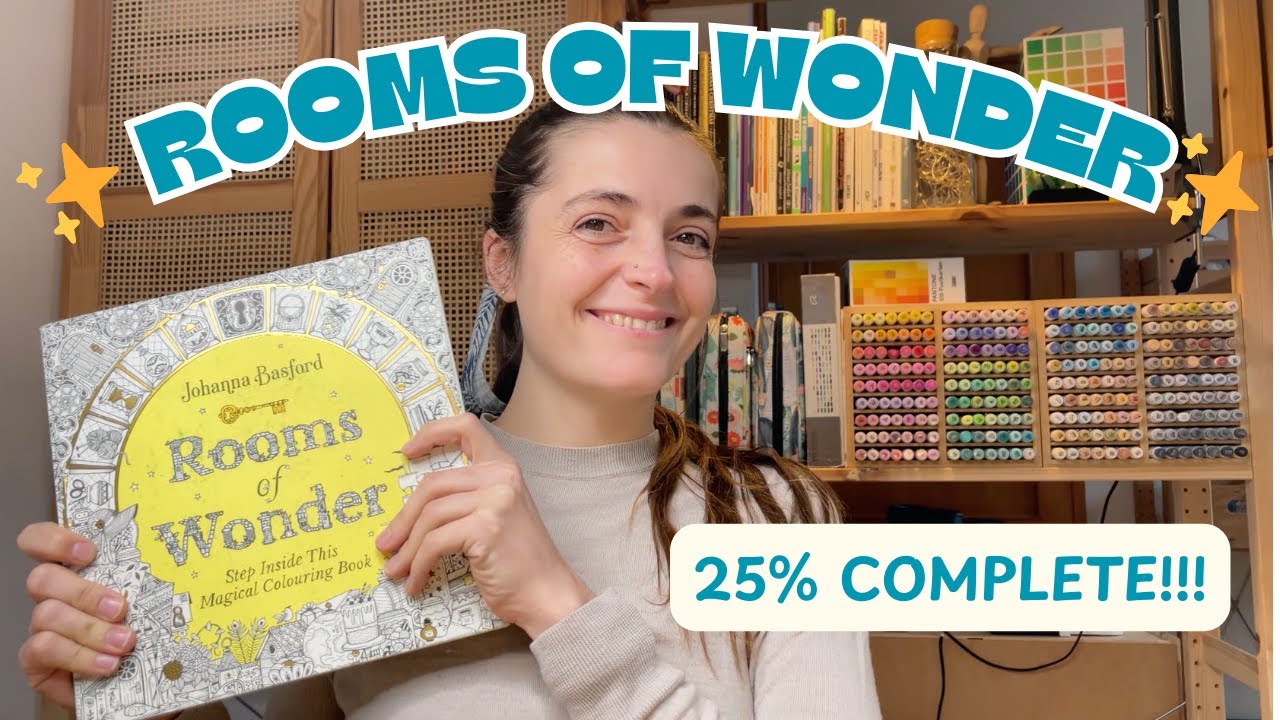 25% ПРОЙДЕНО! ✨КОМНАТЫ ЧУДЕС✨ ЗАВЕРШЕННЫЕ СТРАНИЦЫ Джоанны Басфорд