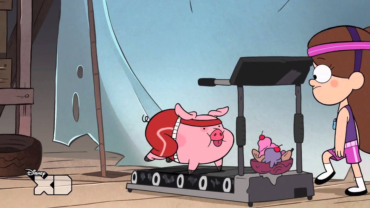 Gravity Falls - Waddles the Jog Hog - Official Disney XD UK HD