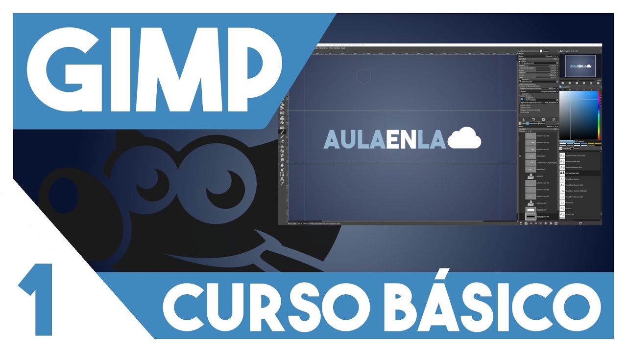 GIMP Curso BÁSICO  ▶▶  1. Instalar y personalizar GIMP