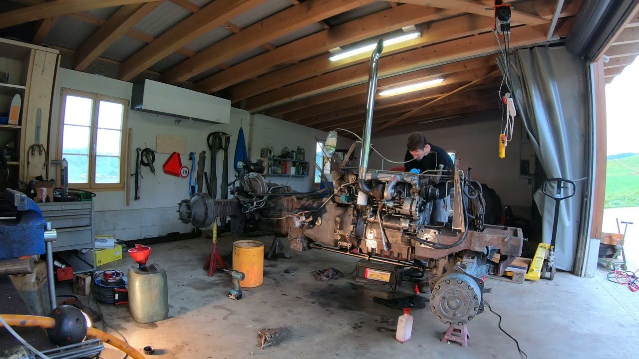 MF 285 erster Start nach Motorrevision