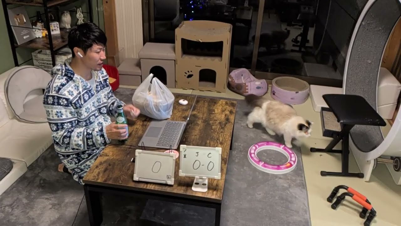 WBC日本vsチェコ【１点×30回腕立てリアクション積立型】ながらＫ２ご飯ライブ