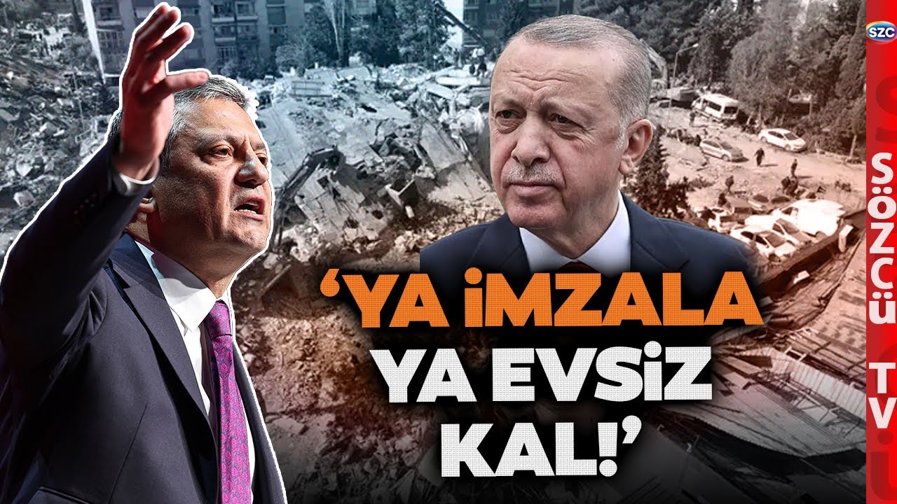 Özgür Özel'den Zehir Zemberek Sözler! Depremzedeye Boş Senet İddiası! 'Ya İmzala Ya Evsiz Kal'