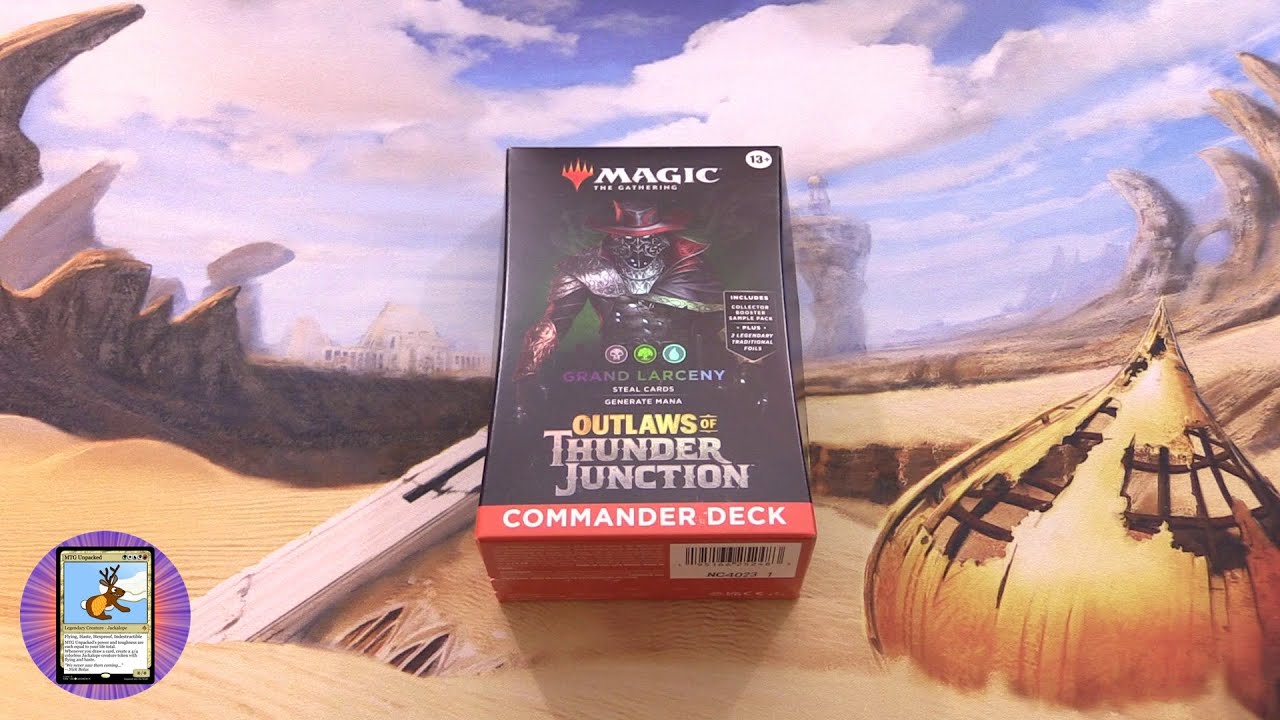 Outlaws of Thunder Junction Commander Deck: Grand Larceny Unboxed