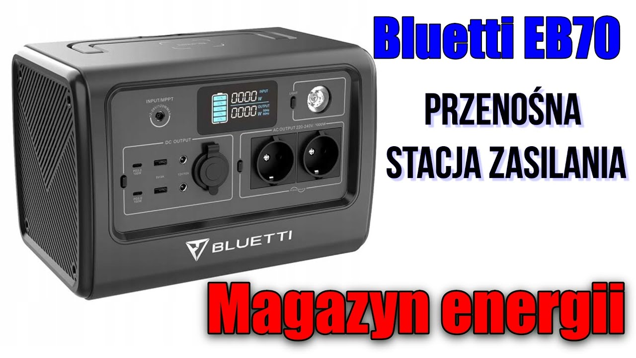 Przenośna stacja ładowania, magazyn energii BLUETTI EB70