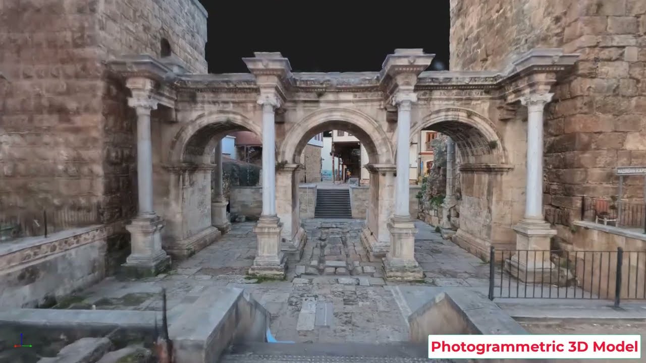 Antalya Kaleiçi Fotorealistik 3D Model Üretimi, Lidar, Reality