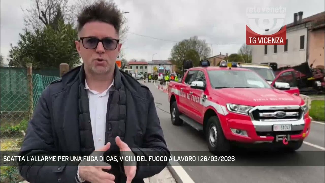 SCATTA L'ALLARME PER UNA FUGA DI GAS, VIGILI DEL FUOCO A LAVORO | 26/03/2026