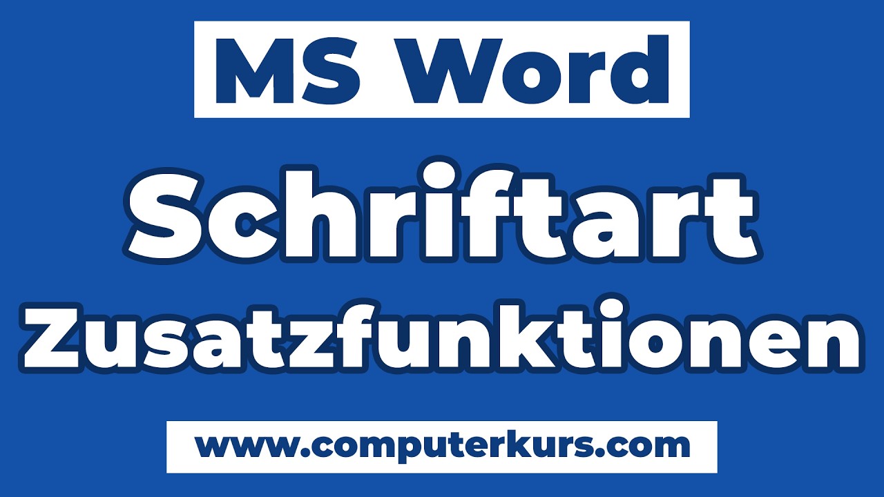 🔤 Word Schriftart-Funktionen: Hochgestellt, Tiefgestellt, Kapit&auml;lchen & Gro&szlig;buchstaben erkl&auml;rt!