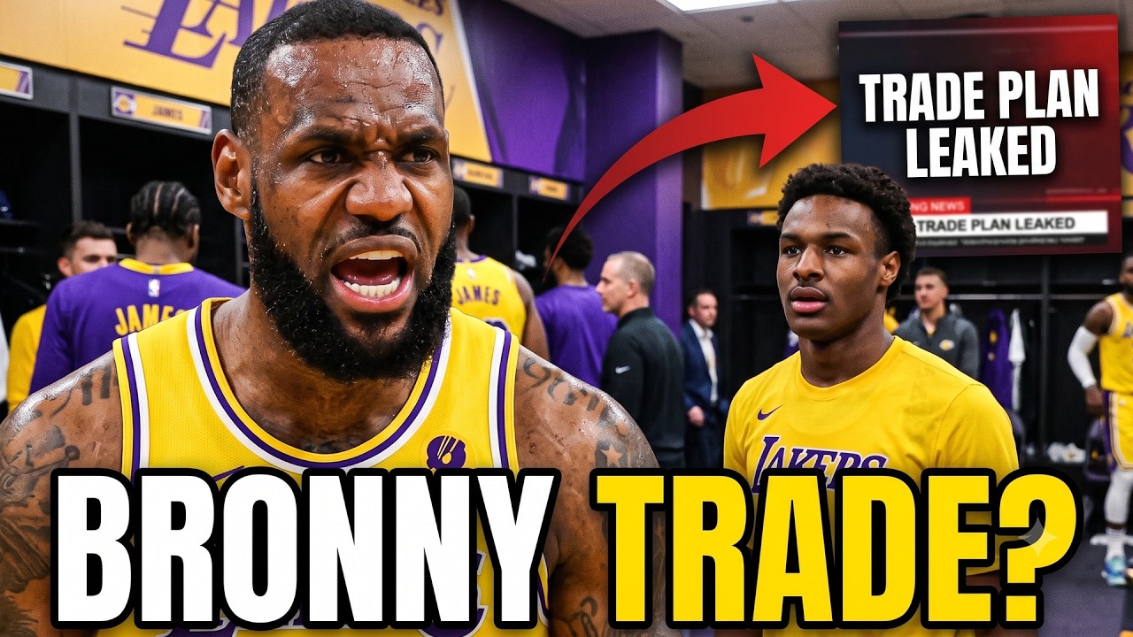 LeBron James FURIOUS After Lakers' SHOCKING Bronny James Trade Plan LEAKED