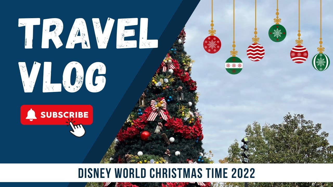 Our trip to Disney Christmas time in 2022   4K