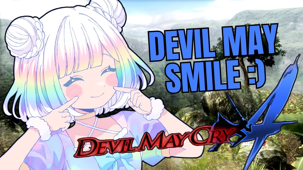 【DEVIL MAY CRY 4】devil may SMILE devil may LAUGH devil may HEEHEE 😈🤍 FIRST TIME DMC4【EN/日本語】