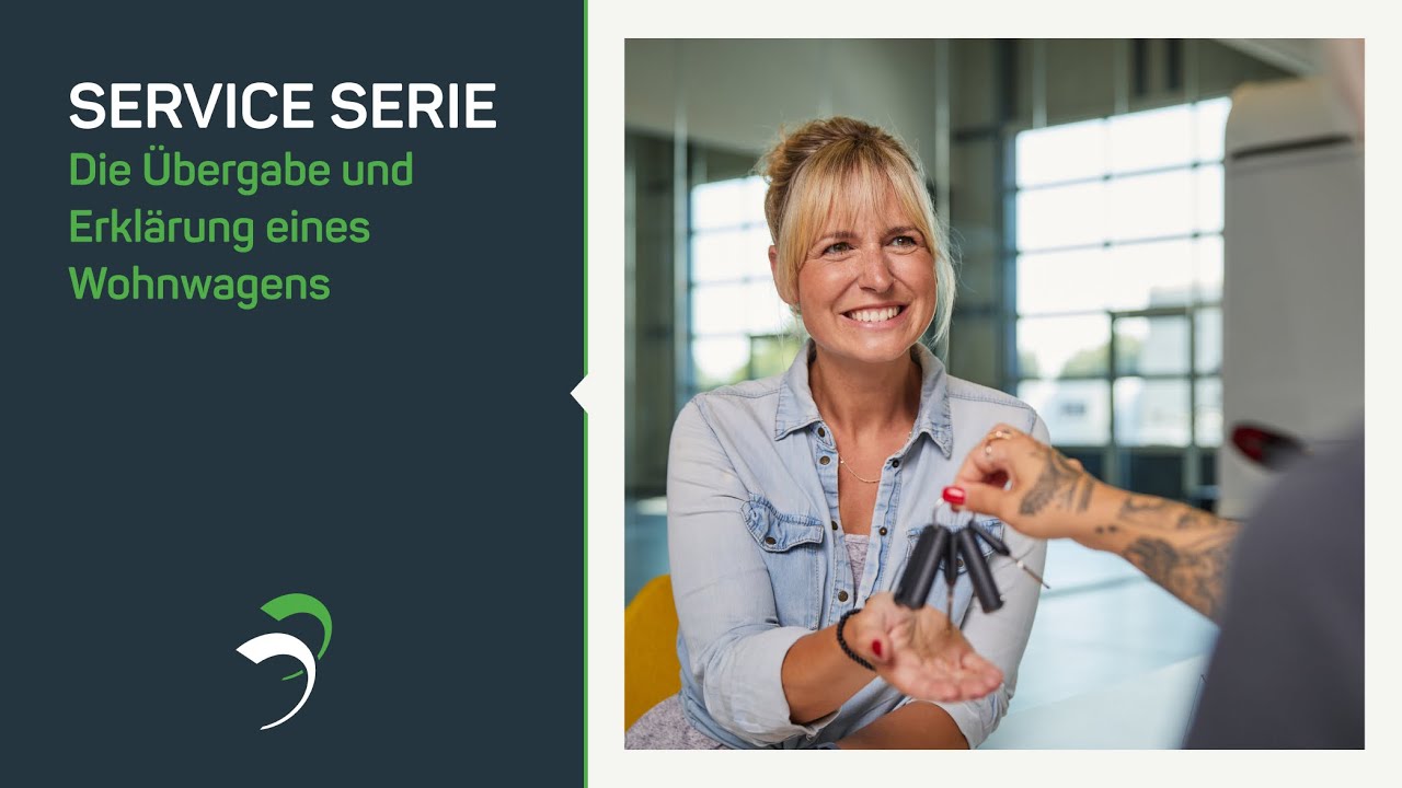 Die ÜBERGABE und ERKLÄRUNG eines Wohnwagens im Caravan Center Bocholt