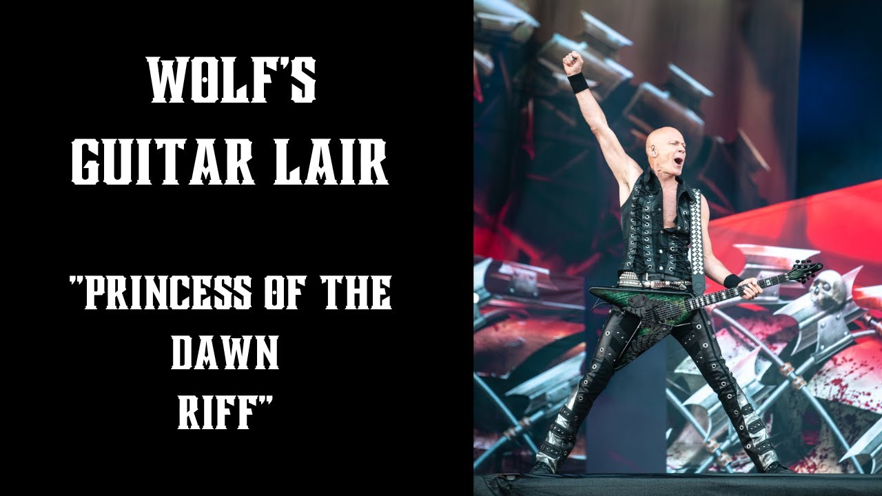 WOLF'S GUITAR LAIR.  Princess of the Dawn Riff!