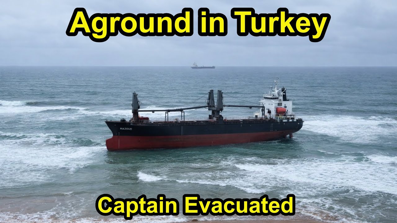 Turkey Responds as Ship Damaged in Black Sea Attack is Now Aground.