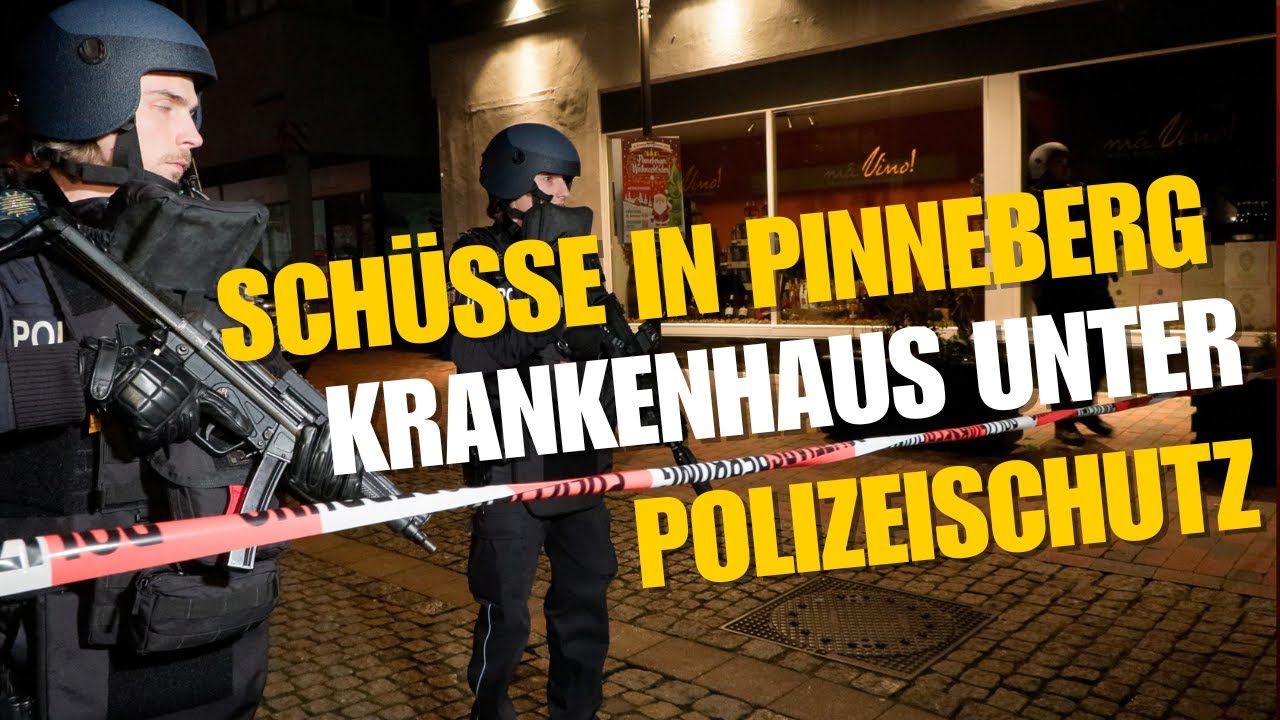 Sch&uuml;sse in Pinneberg! Krankenhaus unter Polizeischutz